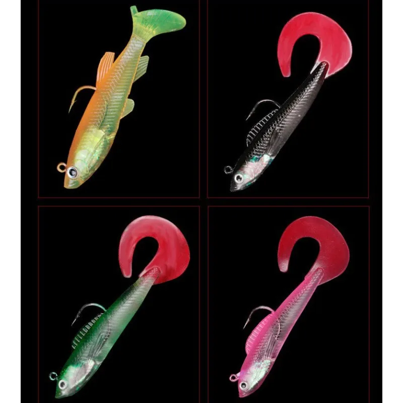 Fishing Equipment Online - 10 Iscas Artificiais com Cauda em
