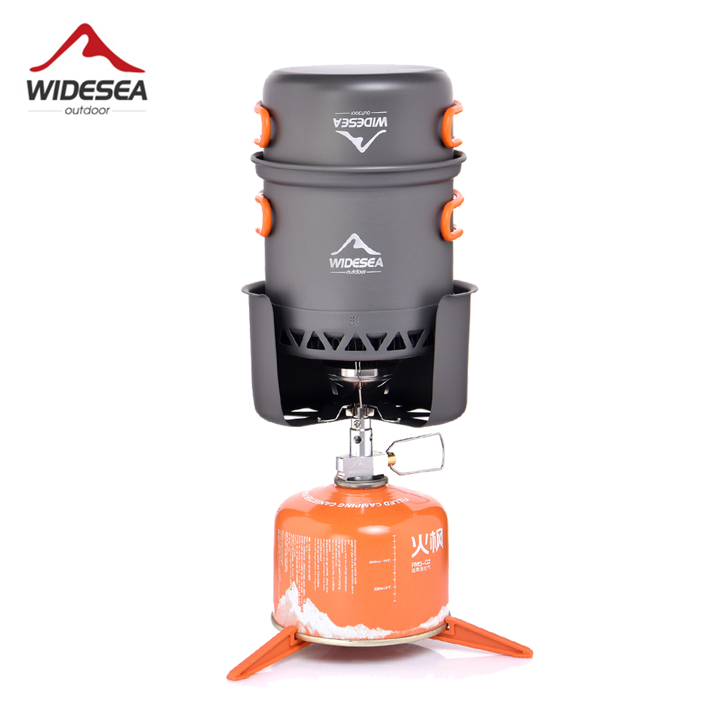 Fishing Equipment Kitchener - Widesea conjunto de cozinha acampamento mochila