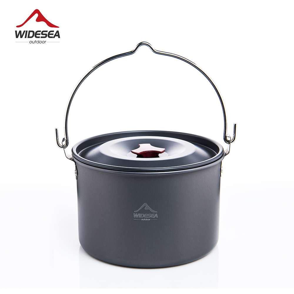 Fishing Equipment Kitchener - Widesea 4l acampamento pendurado pote panelas