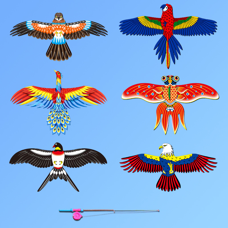 Fishing Equipment Kids - Foldable Plastic Eagle Kite para crianças,