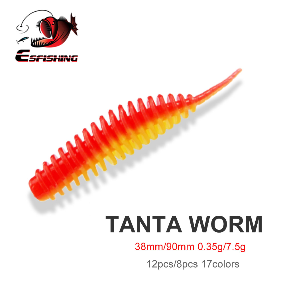 Fishing Equipment Ebay - ESFISHING Isca Artificial Minhoca Tanta 38mm