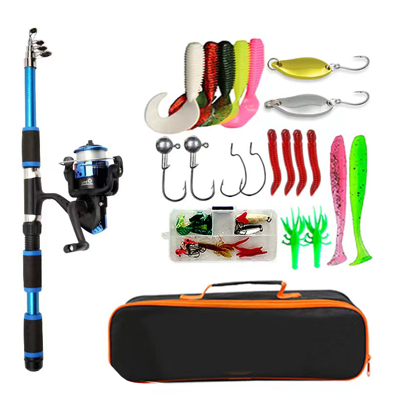 Fishing Equipment Online - Conjunto completo de vara de pesca