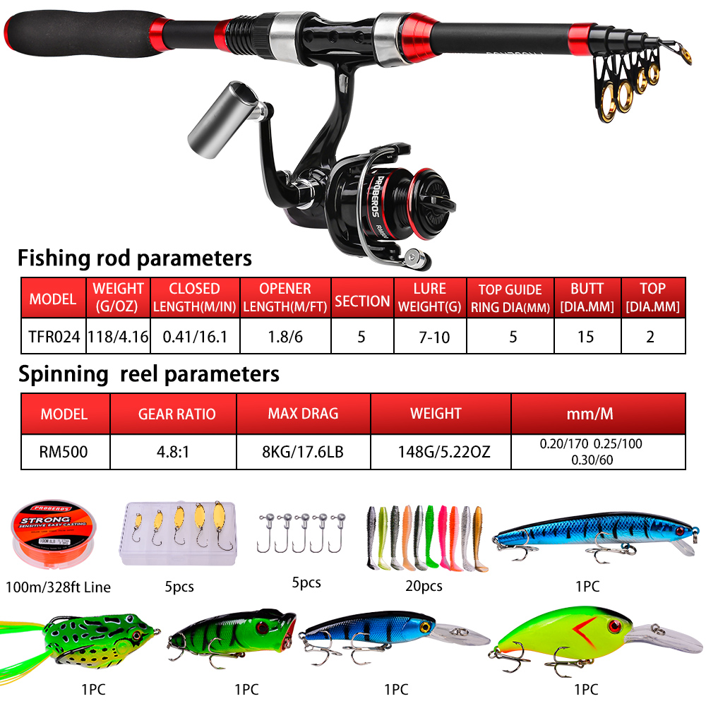 Conjunto Completo de Pesca Pro - Fishing Equipment Online avaliação e preço
