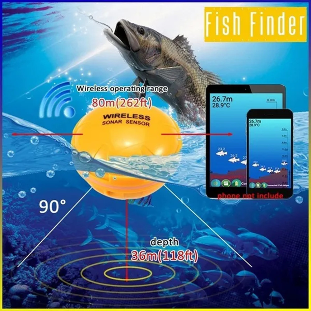 Sonar inteligente localizador  - Fishing Equipment English avaliação e preço