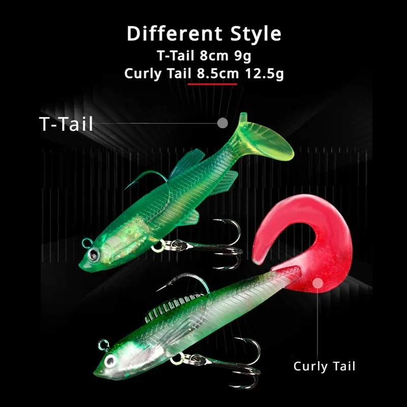 10 Iscas Artificiais com Cauda - Fishing Equipment Online avaliação e preço