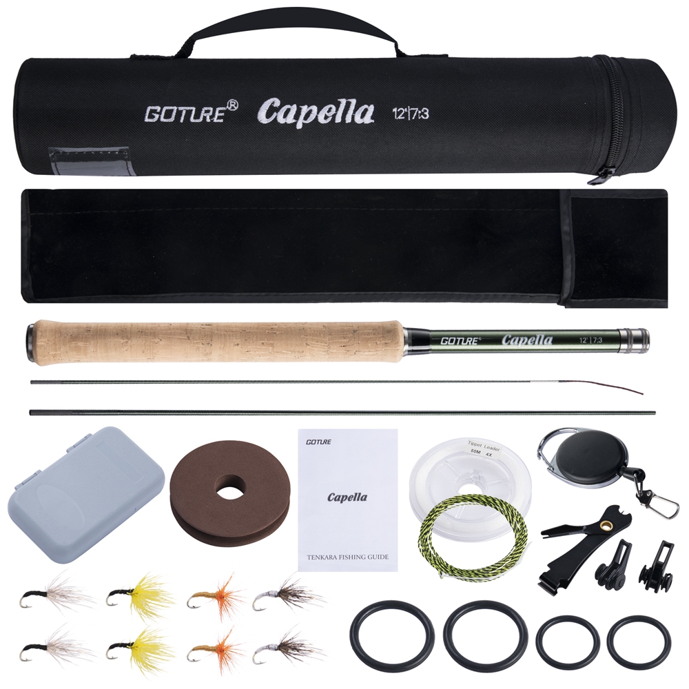 Goture tenkara vara de pesca c - Fly Fishing Set avaliação e preço