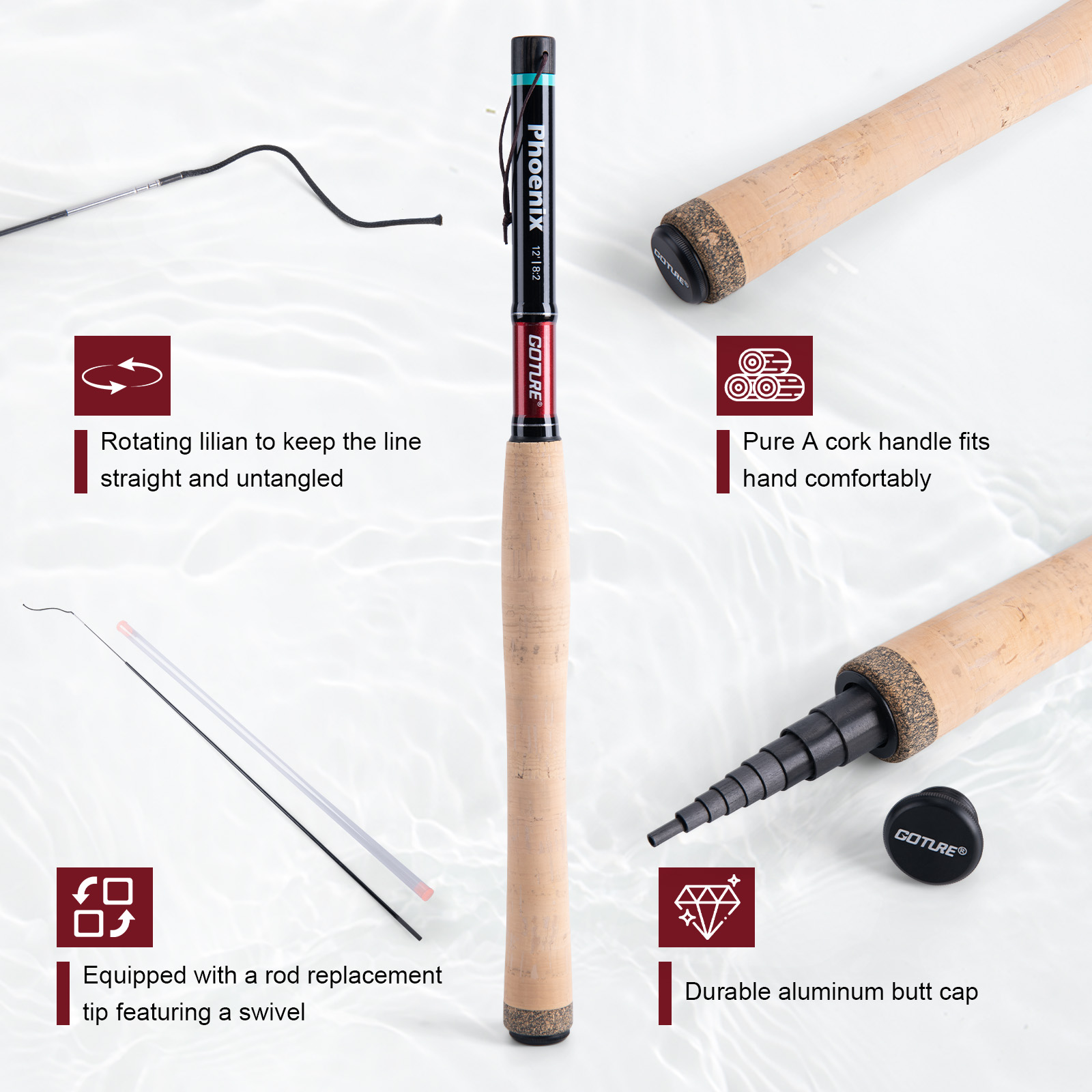 Conjunto de Vara Tenkara Gotur - Fly Fishing Set avaliação e preço