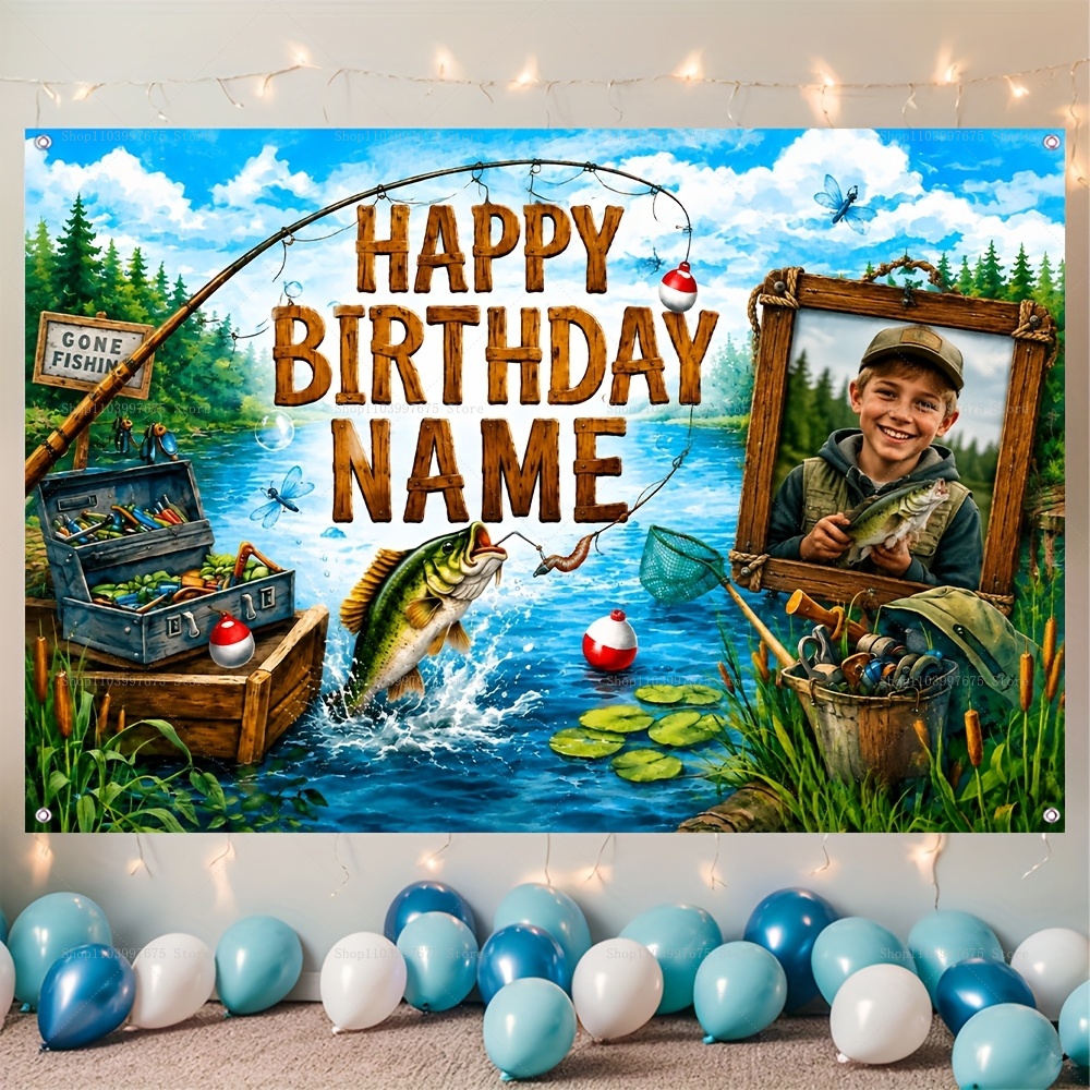 Cenários personalizados com fo - Fishing Equipment Kids avaliação e preço