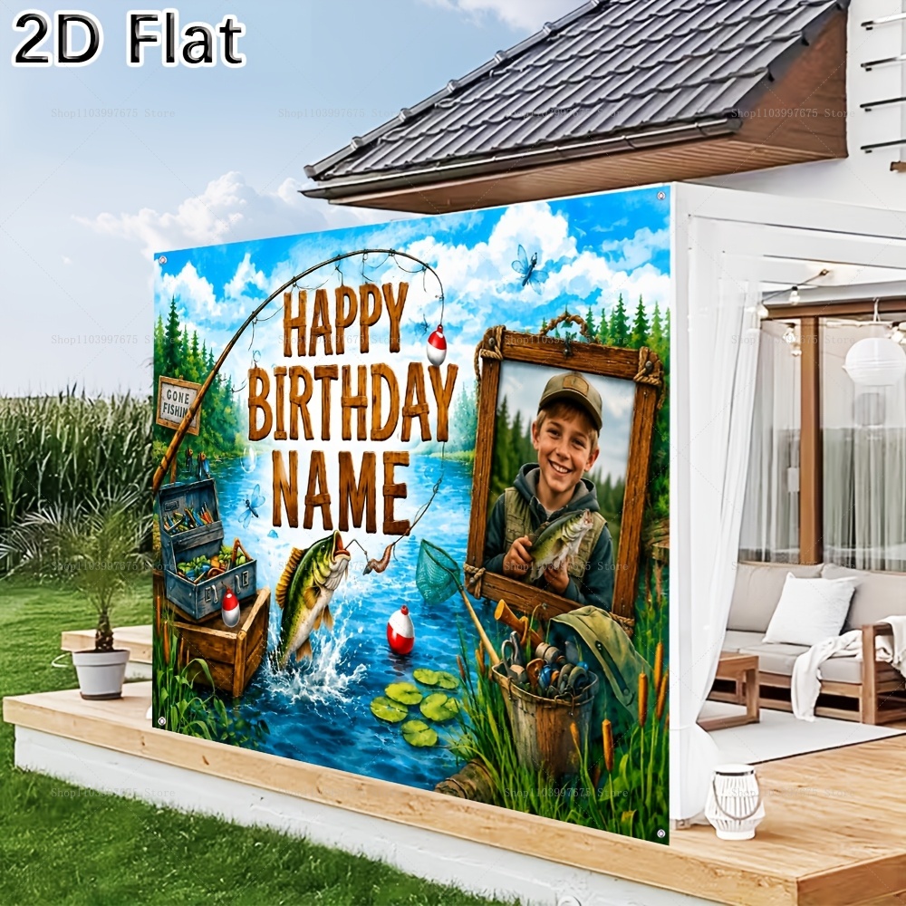 Cenários personalizados com fo - Fishing Equipment Kids avaliação e preço