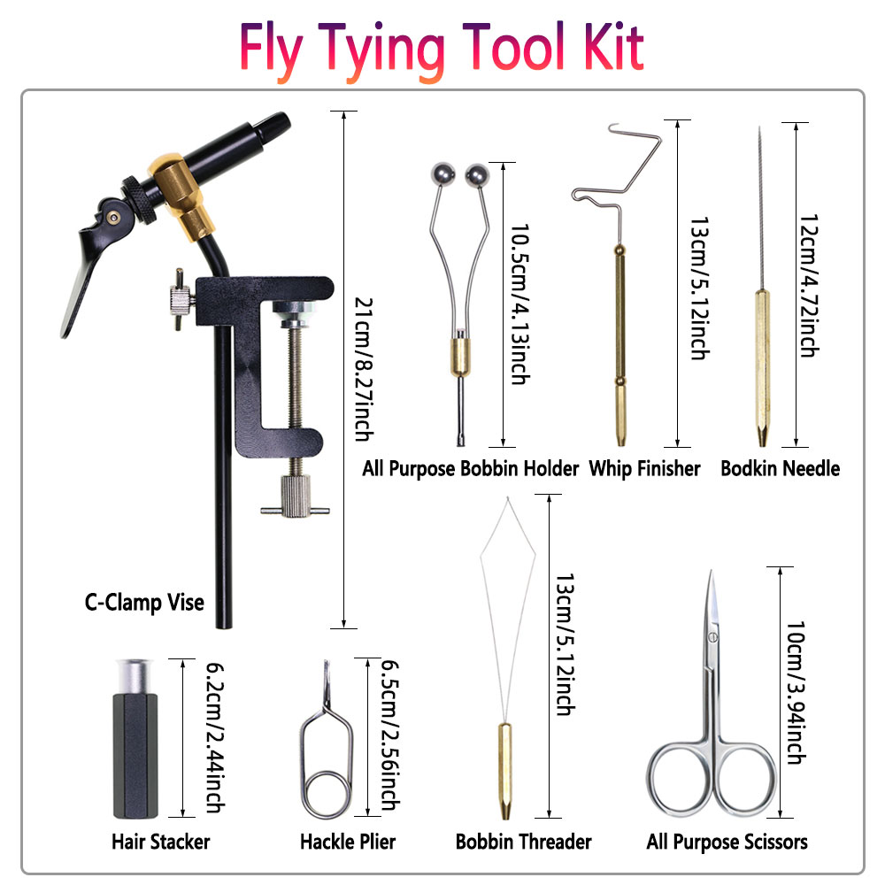 Kit de Ferramentas para Atado  - Fly Fishing Set avaliação e preço