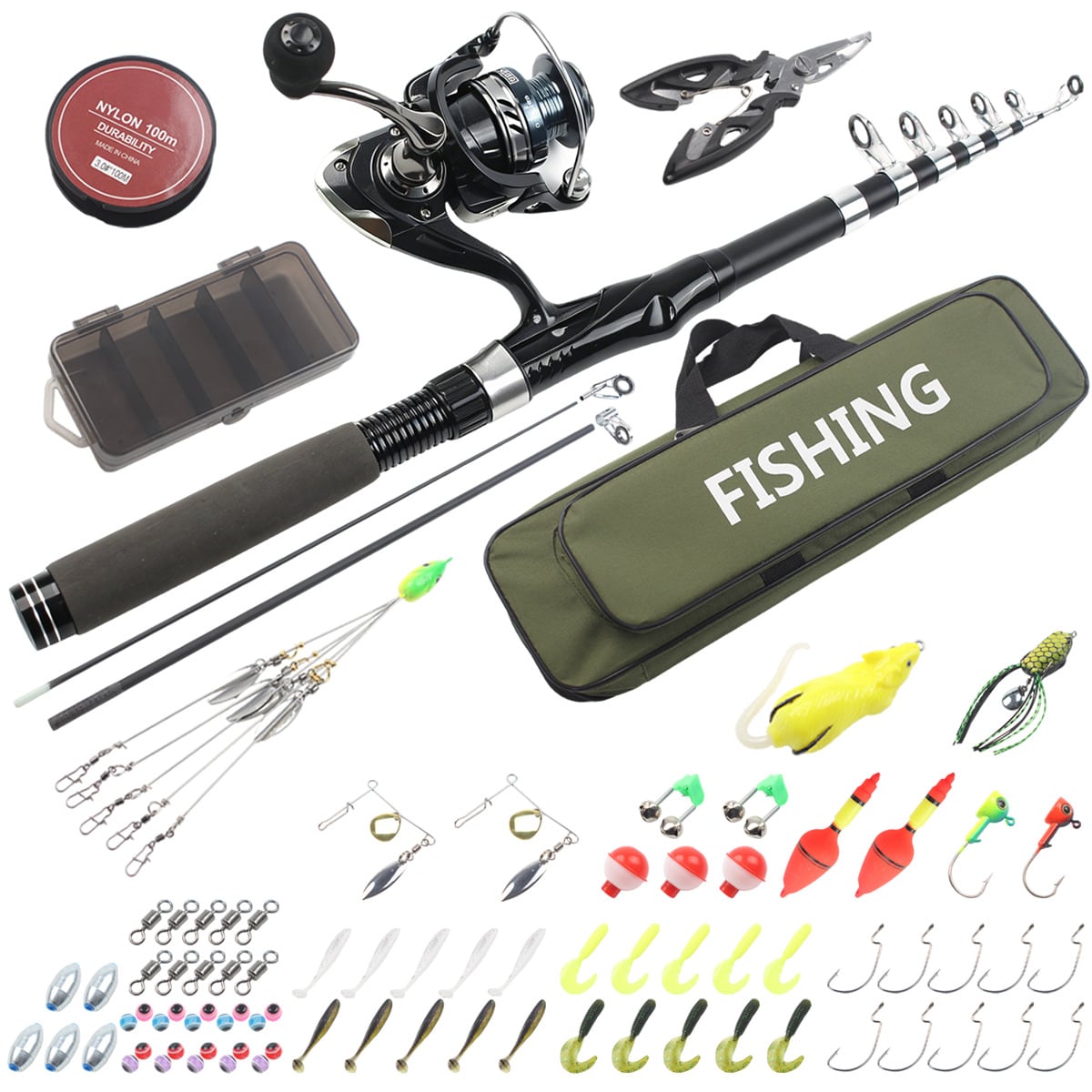 Kit de Pesca Telescópico de 86 - Fishing Equipment Online avaliação e preço