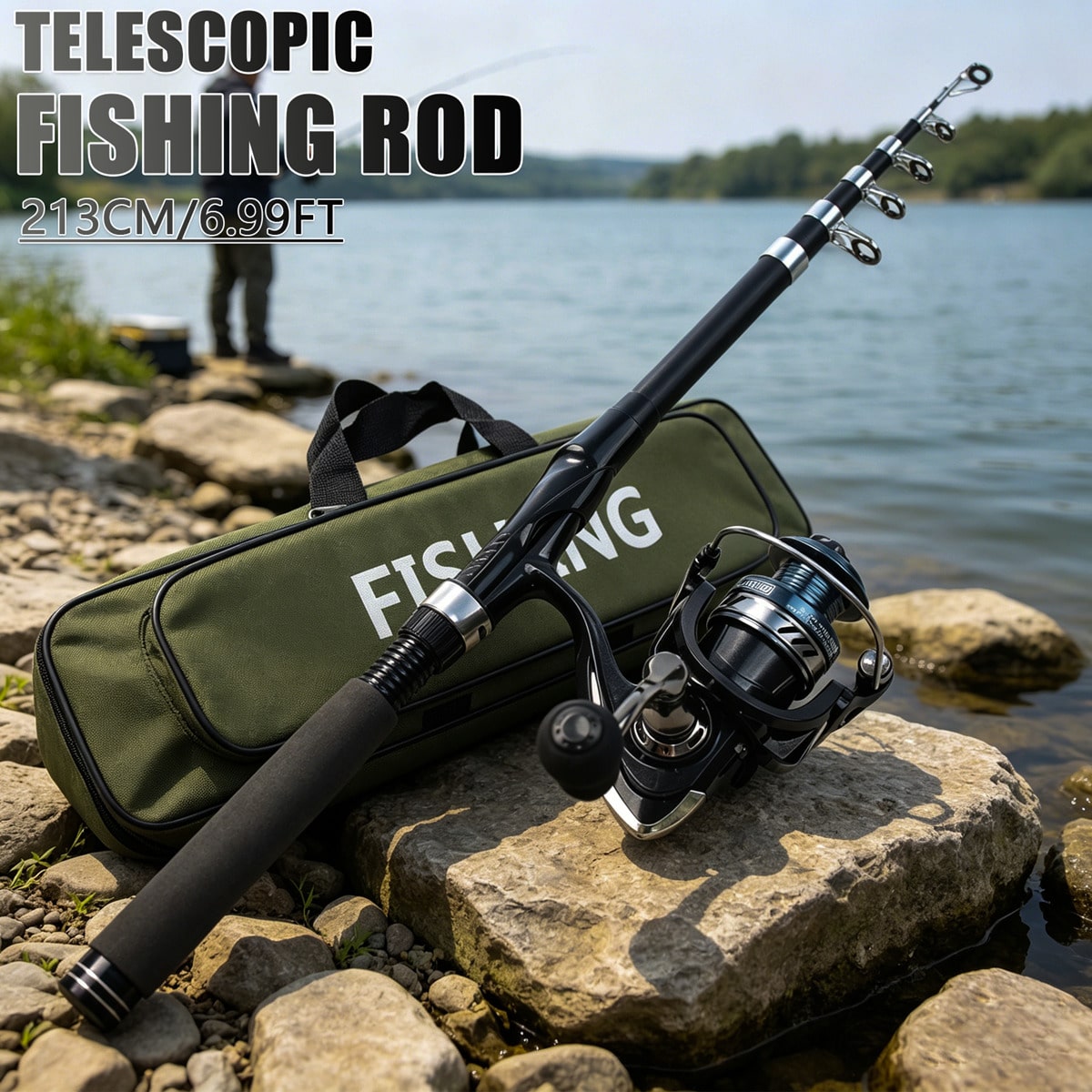 Kit de Pesca Telescópico de 86 - Fishing Equipment Online avaliação e preço