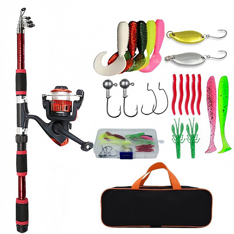 Conjunto de vara de pesca kits - Fishing Equipment Online avaliação e preço