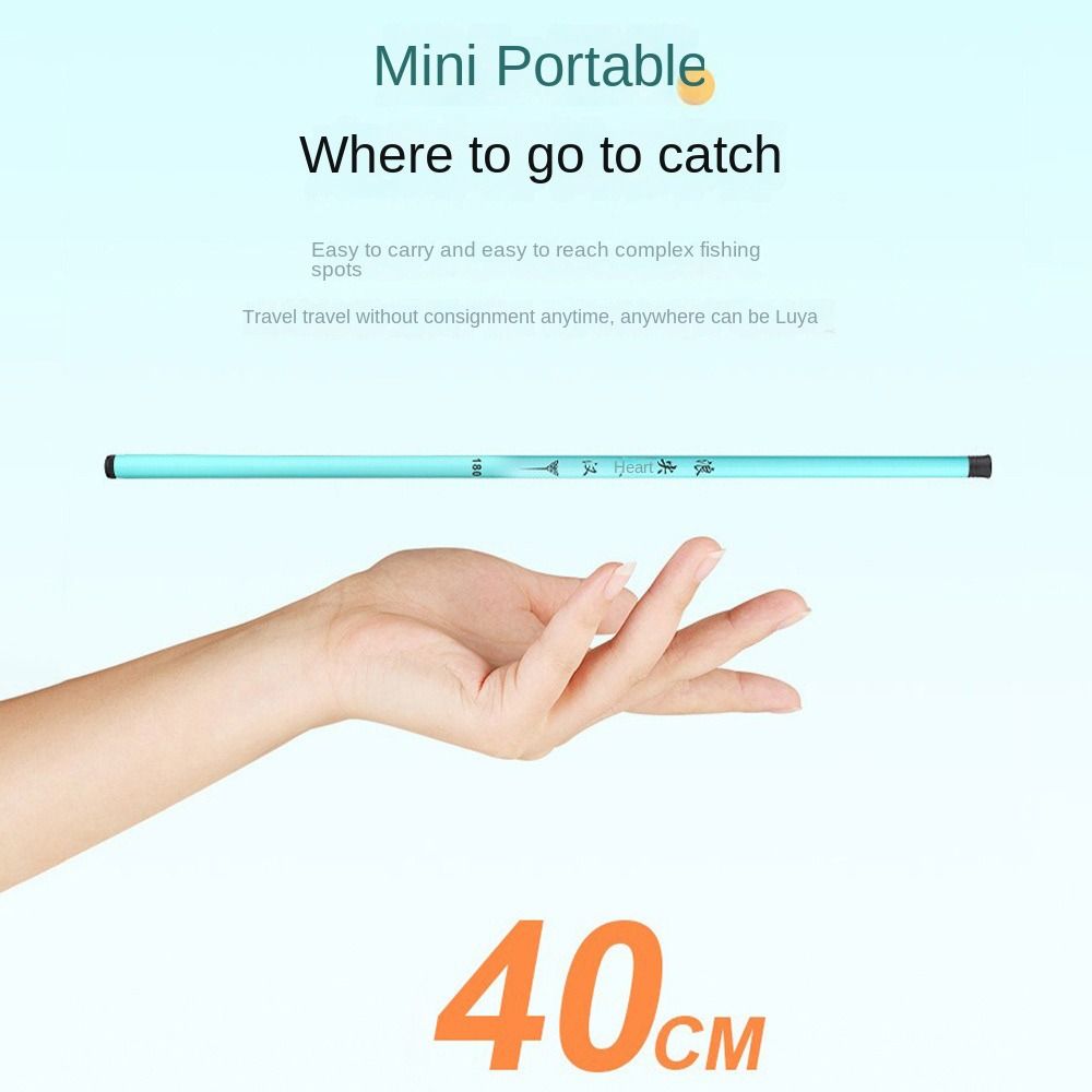 Vara de pesca telescópica de f - Fishing Equipment Online avaliação e preço
